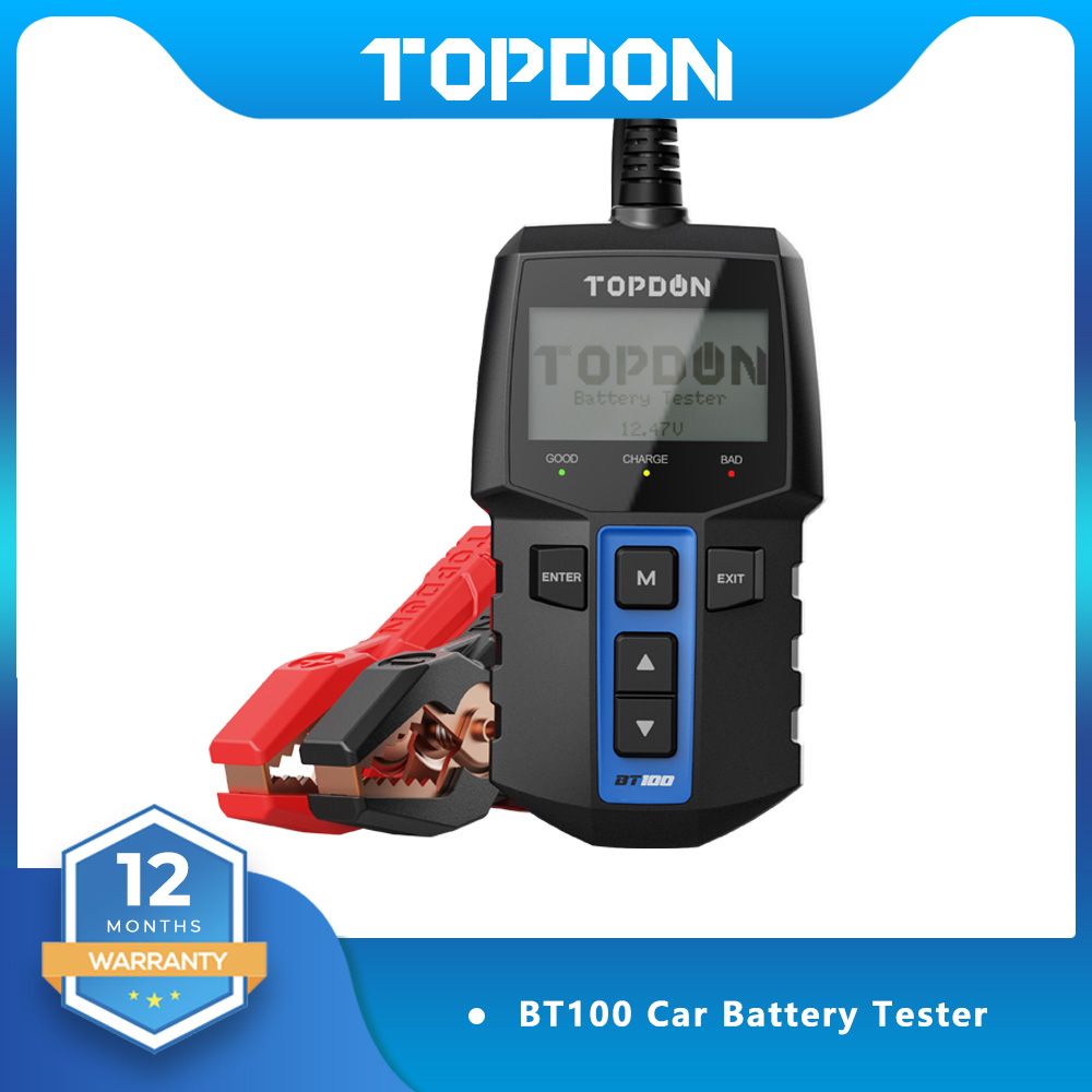 Battery Load Tester - TOPDON-Testeur de batterie de voiture numérique,