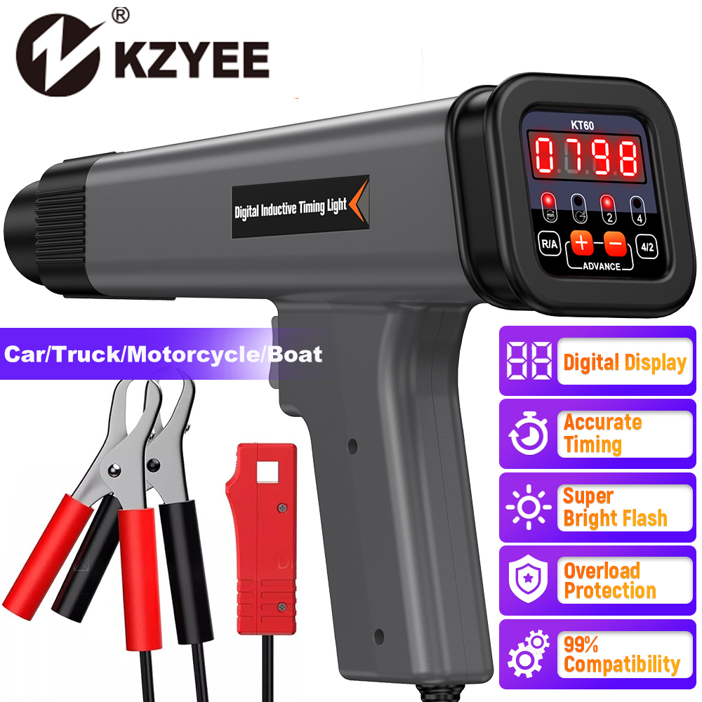 Timing Light Gun - KZYEE KT60 Auto numérique 2 et