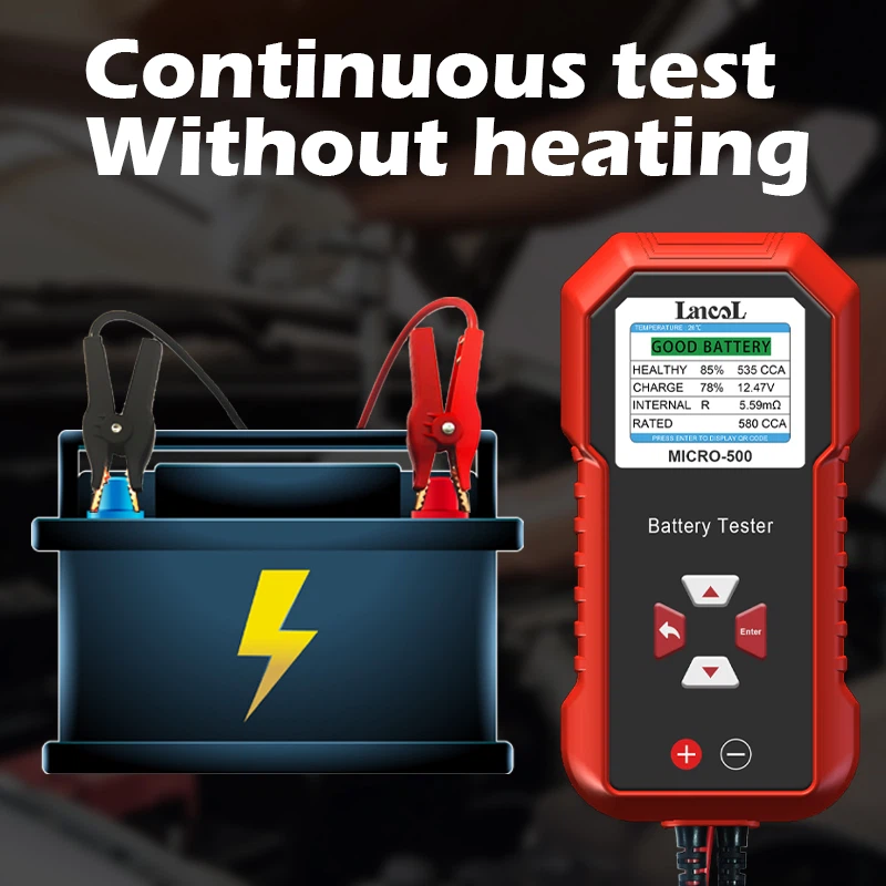 Lancol Micro 500 12V 24V teste - Battery Load Tester avis et prix